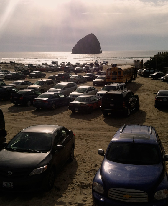 Another view of Haystack Rock.