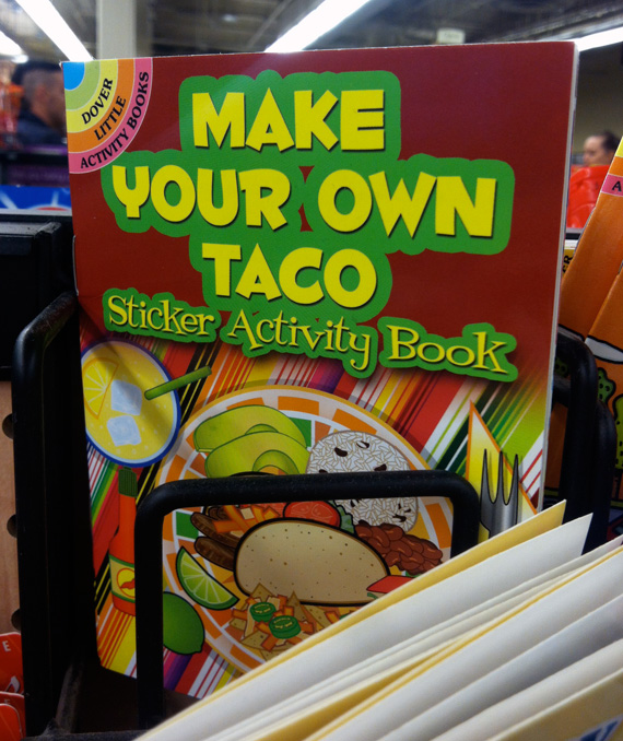 A "Make Your Own Taco Sticker Activity Book"